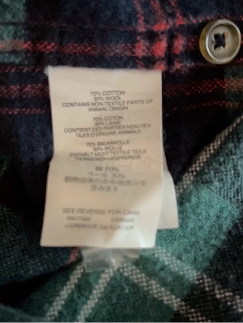 J. Crew soft plaid